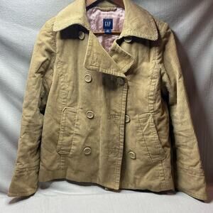 Gap Khaki Corduroy double button front jacket size medium
